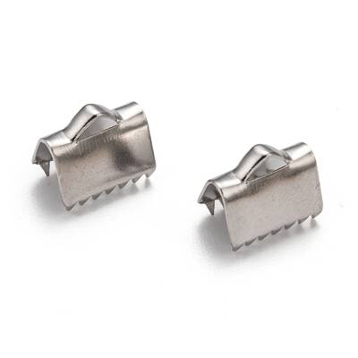Tarnish Resistant 304 Stainless Steel Ribbon Clamp Ends