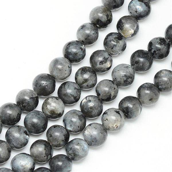 Natural Larvikite Beads Strands