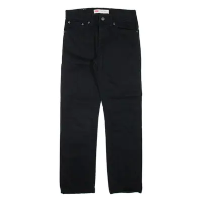 LEVI'S 511 Boys Trousers Black Slim Straight W28 L28