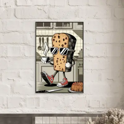 Toast with Attitude - Funky Kitchen Wall Art