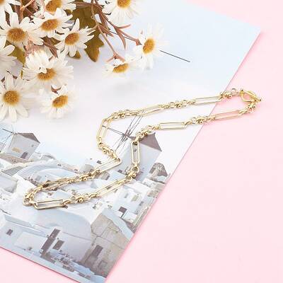 Brass Link Chain Necklaces