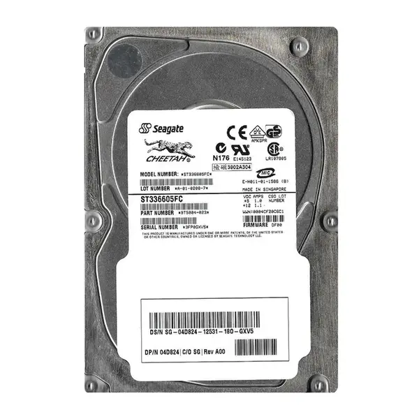 9T5004-023 Seagate 36GB 10000RPM Fibre Channel 2 Gb/s 3.5-Inch 4MB Cache Hard Drive