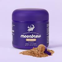MoonBrew Hot Cocoa Sleep Aid - Melatonin-Free Magnesium Drink Mix with 11 Super Foods  - Sugar-Free Natural Night-Time Calm -...