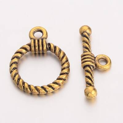 Tibetan Style Alloy Toggle Clasps