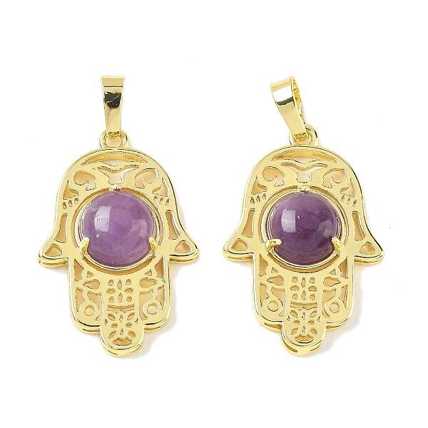 Natural Amethyst Pendants