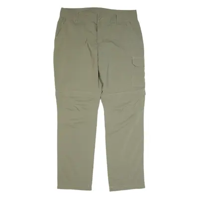 COLUMBIA Outdoor Womens Trousers Green Regular Straight W34 L30