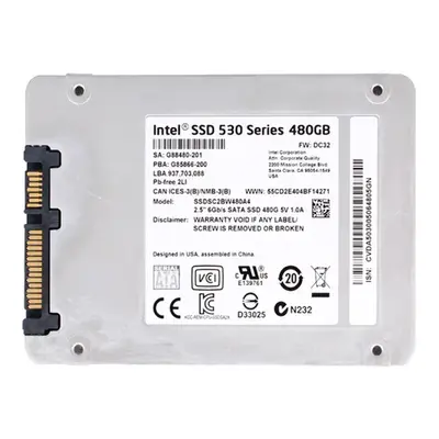Intel SSDSC2BW480A4 | 530 480GB Multi-Level Cell SATA 6Gb/s 2.5-Inch Solid State Drive