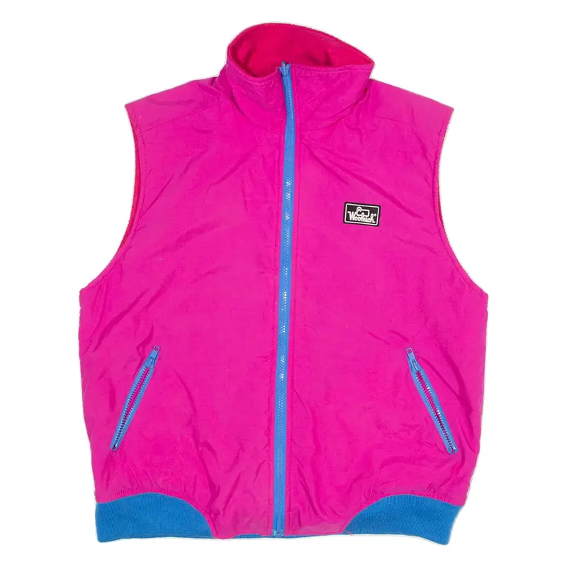 WOOLRICH Womens Gilet Pink 80s M
