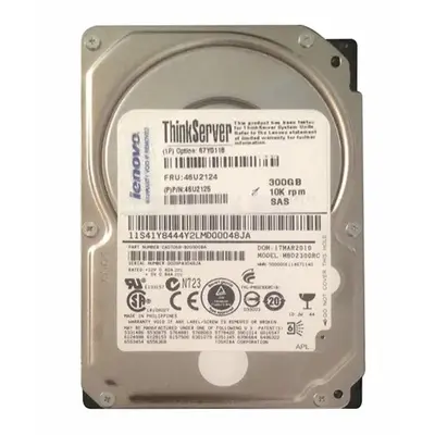 46U2124 IBM 300GB 6Gb/s SAS 10000 2.5-Inch Hard Drive