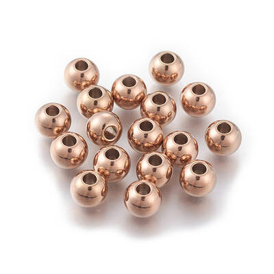Ion Plating(IP) 304 Stainless Steel Spacer Beads