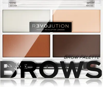 Revolution Relove Colour Cult eyebrow palette medium colour 3.2 g
