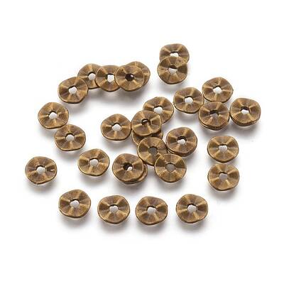 Tibetan Style Wavy Spacer Beads