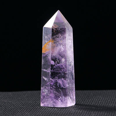 Tower Natural Amethyst Display Decoration