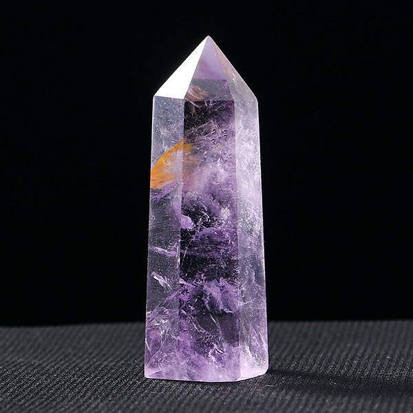 Tower Natural Amethyst Display Decoration