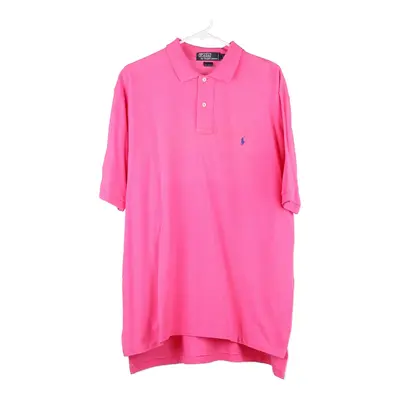Polo Ralph Lauren Polo Shirt - Large Pink Cotton