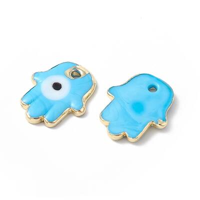 Brass Enamel Pendants