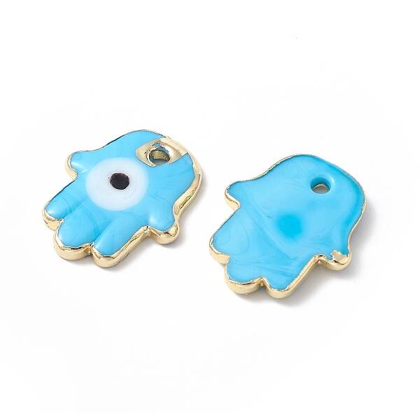 Brass Enamel Pendants
