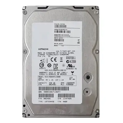 0B24501 Hitachi 450GB 6Gb/s SAS 15000 3.5-inch 64MB Hard Drive