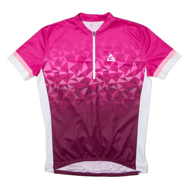 CROSSWAVE Cycling Womens Jersey Pink 1/4 Zip UK 16