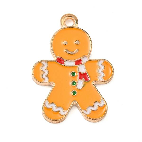 Christmas Theme Alloy Enamel Pendants