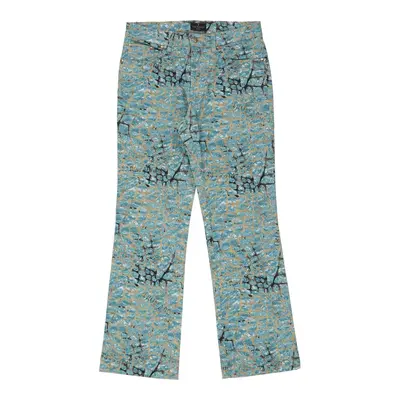 Trussardi Trousers - 29W UK 10 Blue Cotton Blend | Size: UK 10