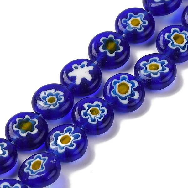 Handmade Millefiori Lampwork Beads Strands
