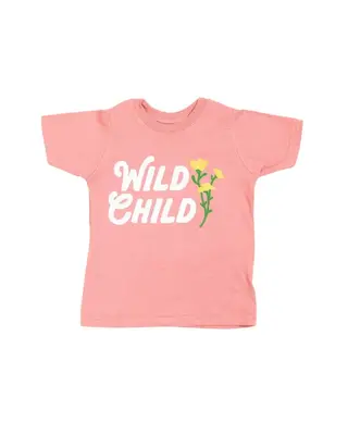 Wild Child Toddler Tee | Dusty Rose | Size: 3T