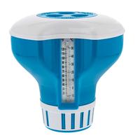 U.S. Pool Supply® Large Pool Floating Chlorine Chemical Dispenser with 120° F Thermometer, 7\