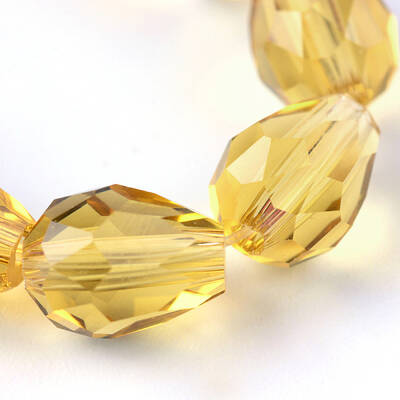 Transparent Glass Bead Strands