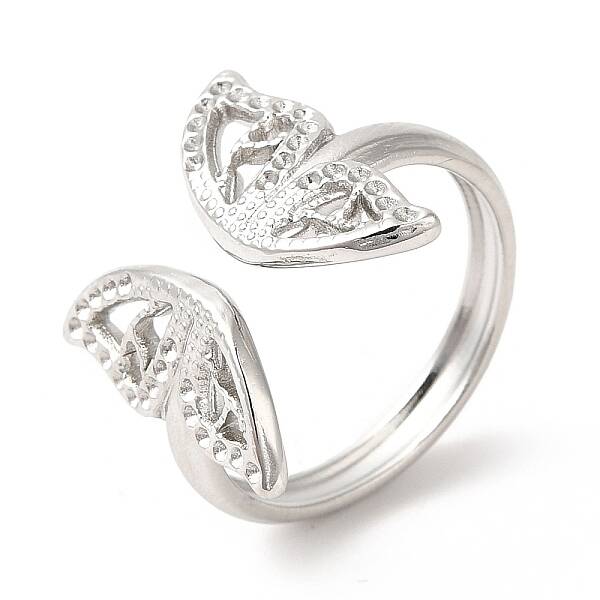 Non-Tarnish 201 Stainless Steel Open Cuff Ring