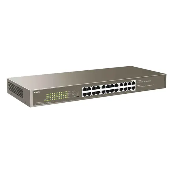 Tenda TEG1124P-24-250W | 1000M&PoE 24-Port Gigabit Ethernet Switch with 24-Port PoE