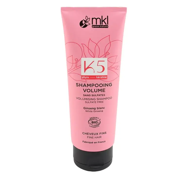 MKL Green Nature - K5 Phyto Keratin - Volume Shampoo - Organic White Ginseng 250ML