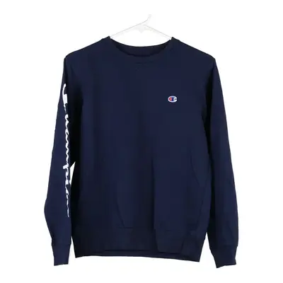 Age 10 Champion Sweatshirt - XL Navy Cotton