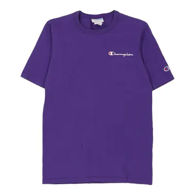 Champion T-Shirt - Small Purple Cotton