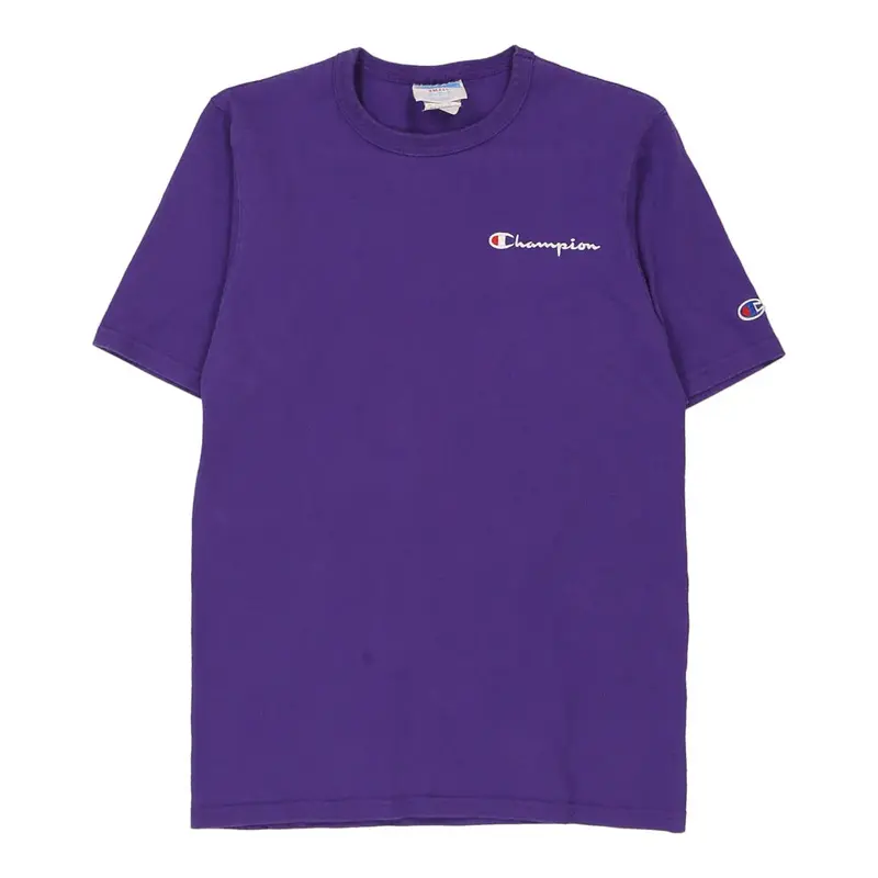 Champion T-Shirt - Small Purple Cotton