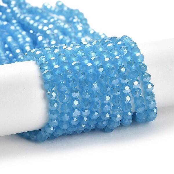 Electroplate Glass Beads Strands
