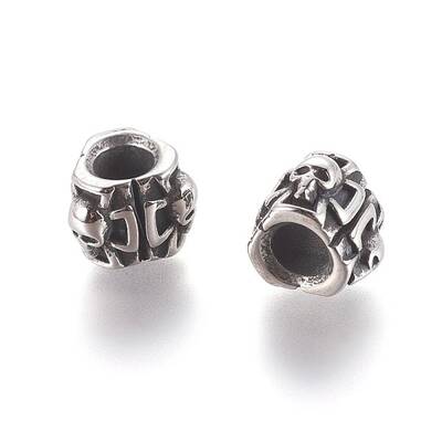 304 Stainless Steel European Beads