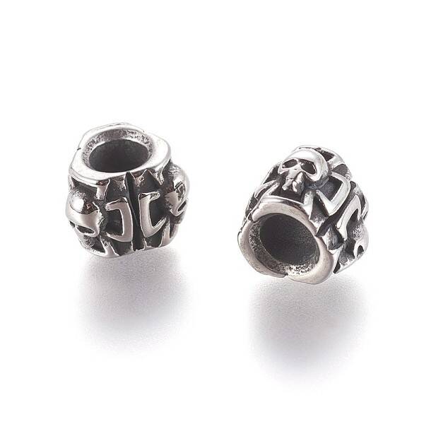 304 Stainless Steel European Beads