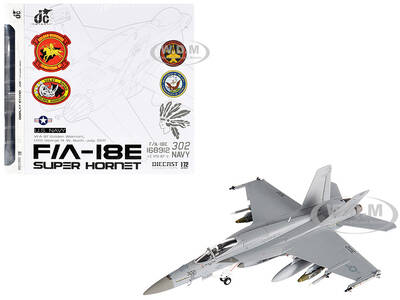 Boeing F/A-18E Super Hornet Aircraft VFA-87 Golden Warriors, USS George H. W. Bush (2017) United States Navy 1/72 Diecast M...