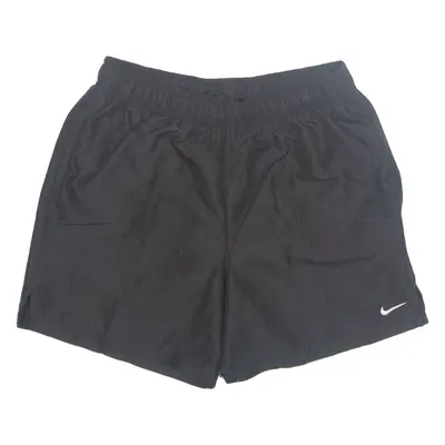 NIKE Mesh Lined Mens Sports Shorts Black S W27