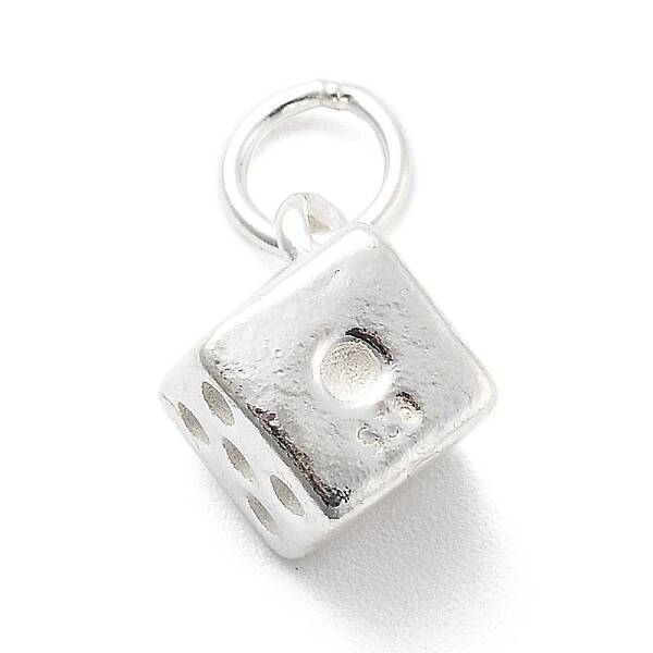 925 Sterling Silver Dice Charms