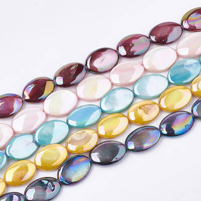 AB Color Freshwater Shell Beads Strands