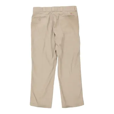 Dickies Trousers - 36W 29L Beige Cotton Blend