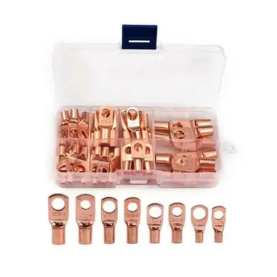 SC6-25 Copper Connector Tools Kit for Summer Gift, Practical Cable Voltage Terminal Connector Tool Set with Storage Box, Lug ...