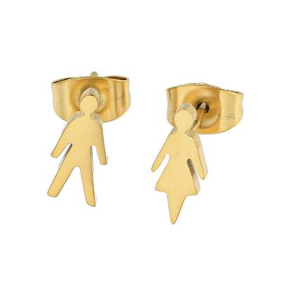 304 Stainless Steel Stud Earrings
