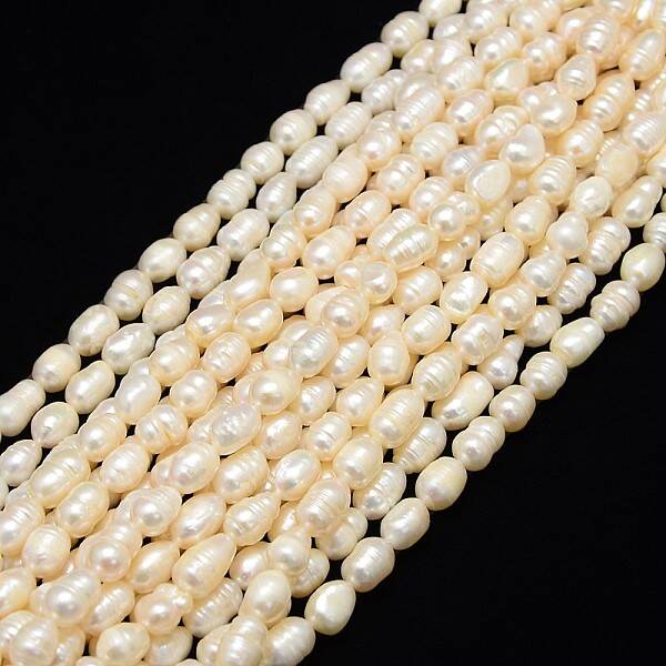 Natural Cultured Freshwater Pearl Beads Strands