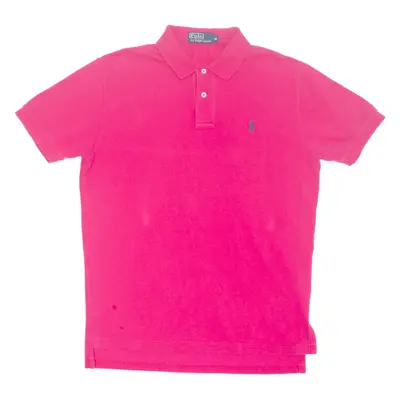 POLO RALPH LAUREN Mens Polo Shirt Pink M