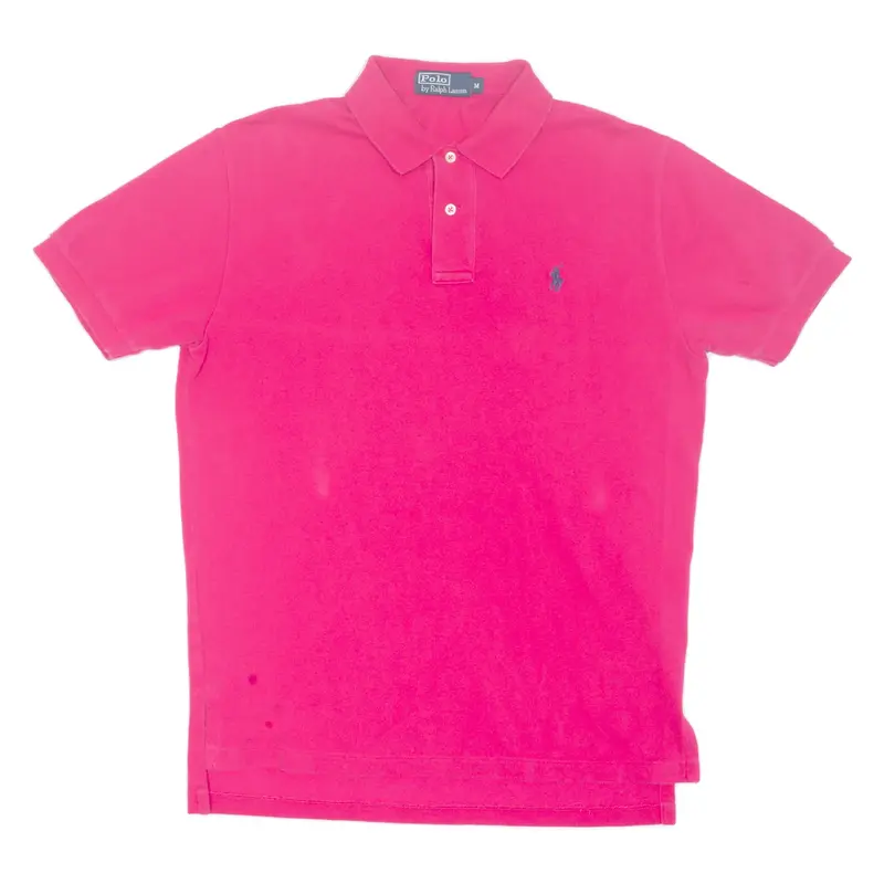 POLO RALPH LAUREN Mens Polo Shirt Pink M