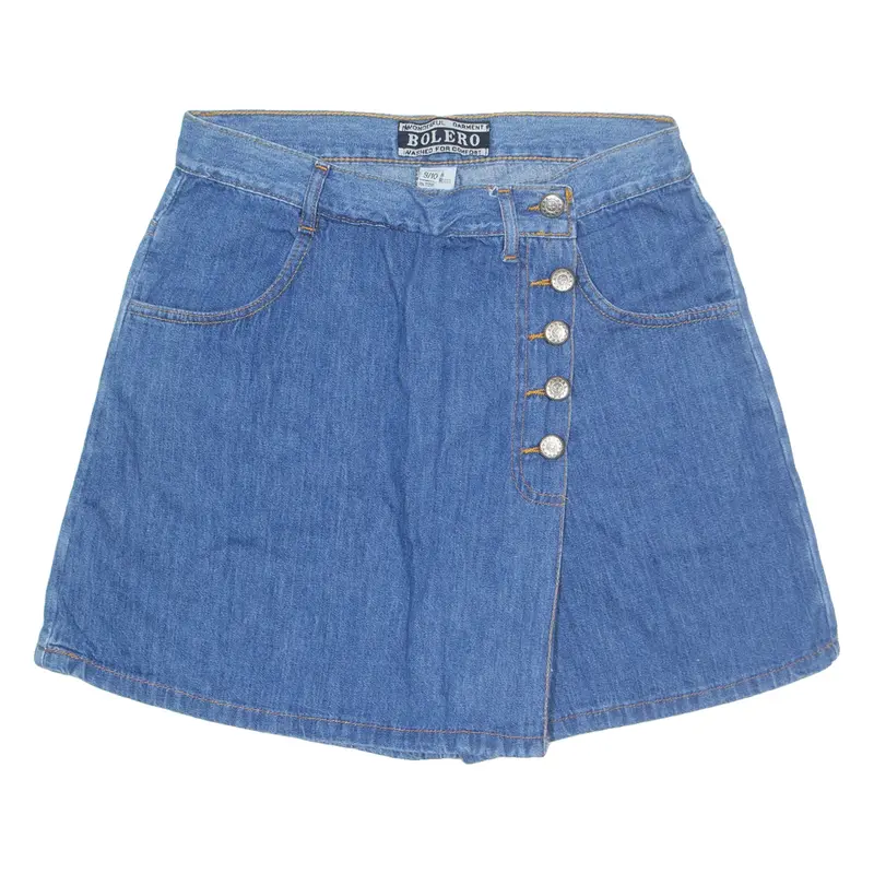 BOLERO Womens Denim Shorts Blue M W28