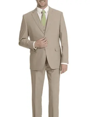 Mens Tan Groomsmen Tuxedos